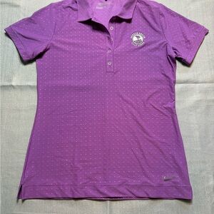 Nike Women's dri fit pebble beach links polo size small